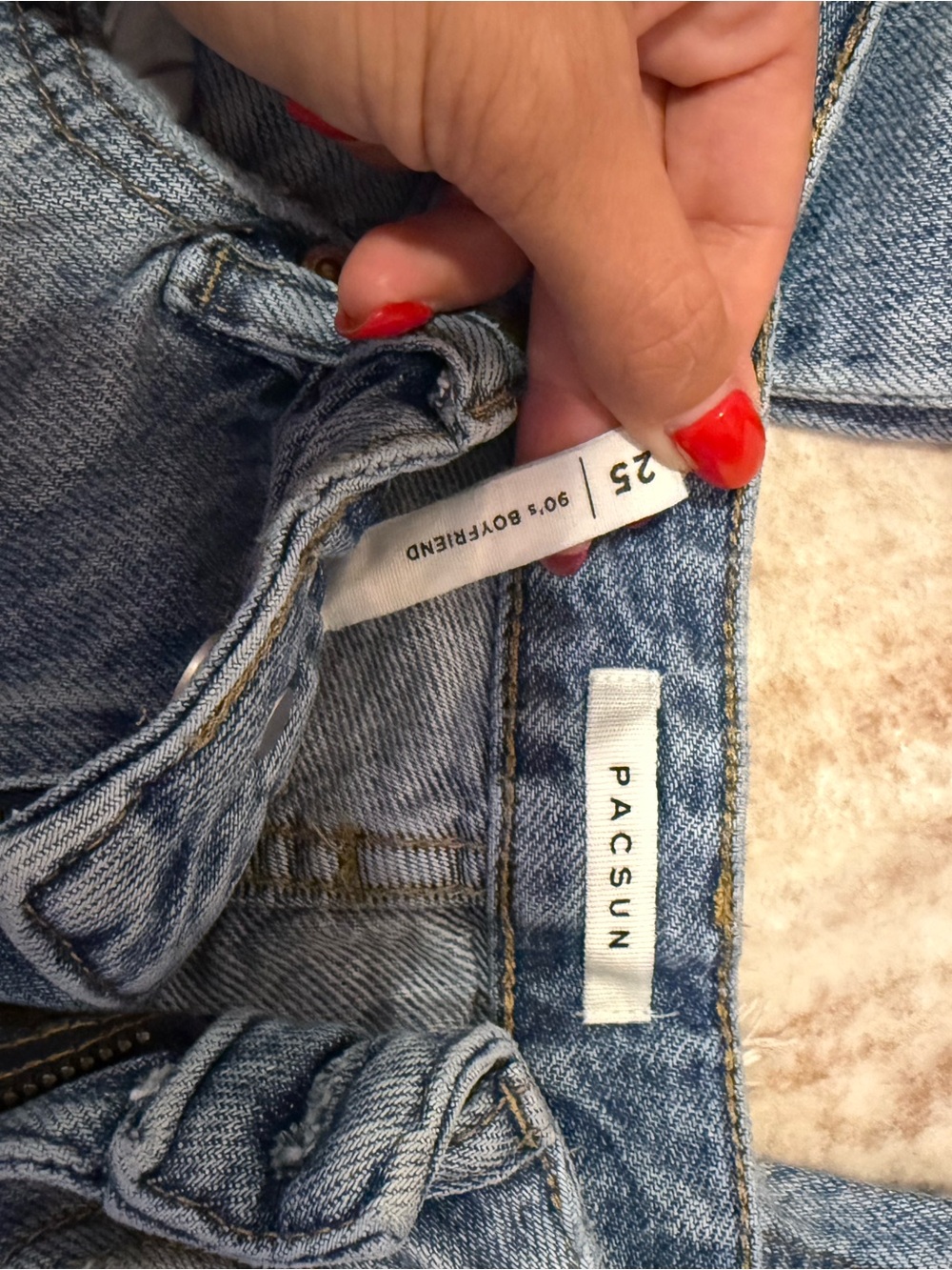 PacSun Women's Light Blue Boyfriend Jeans